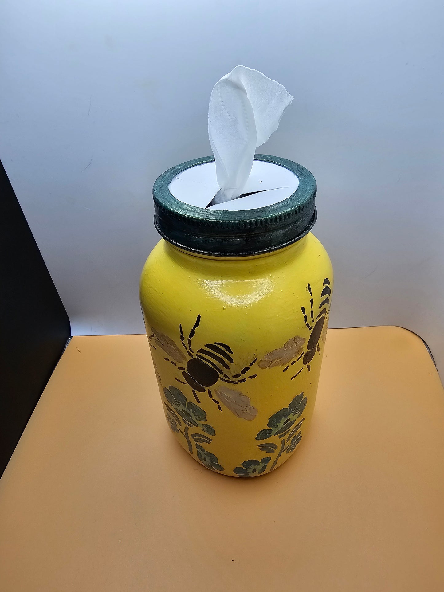 Mason Jar Kleenex Holder