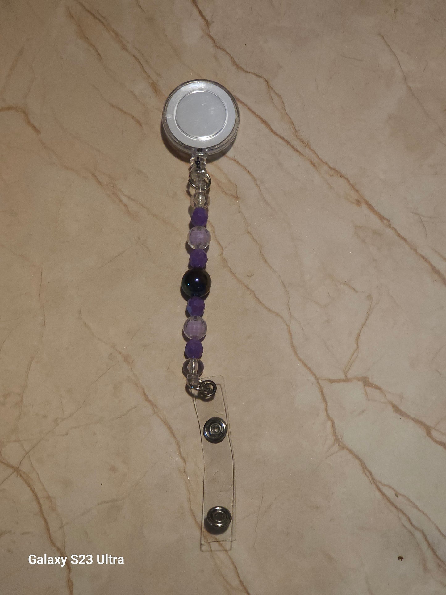 Beaded Badge Reel