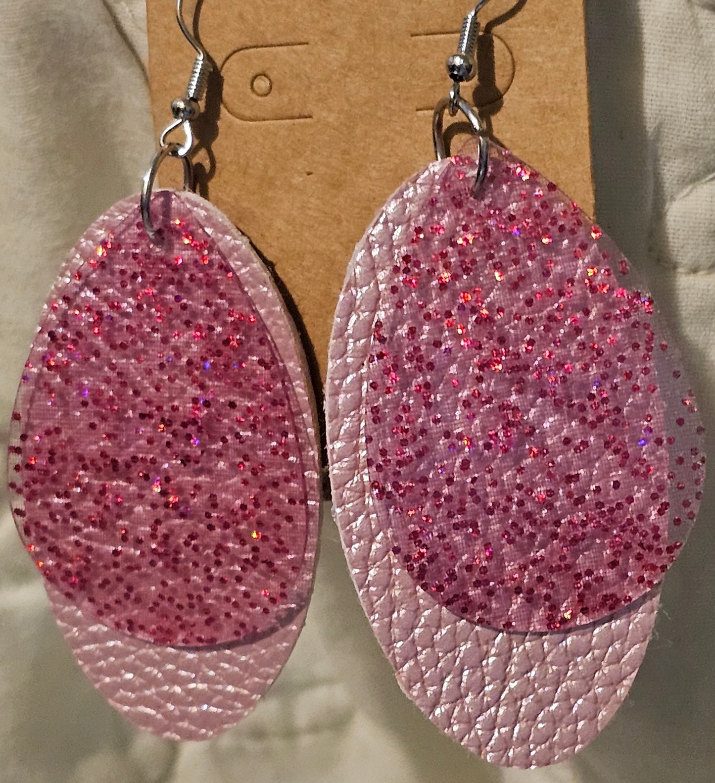 Faux Leather Earrings