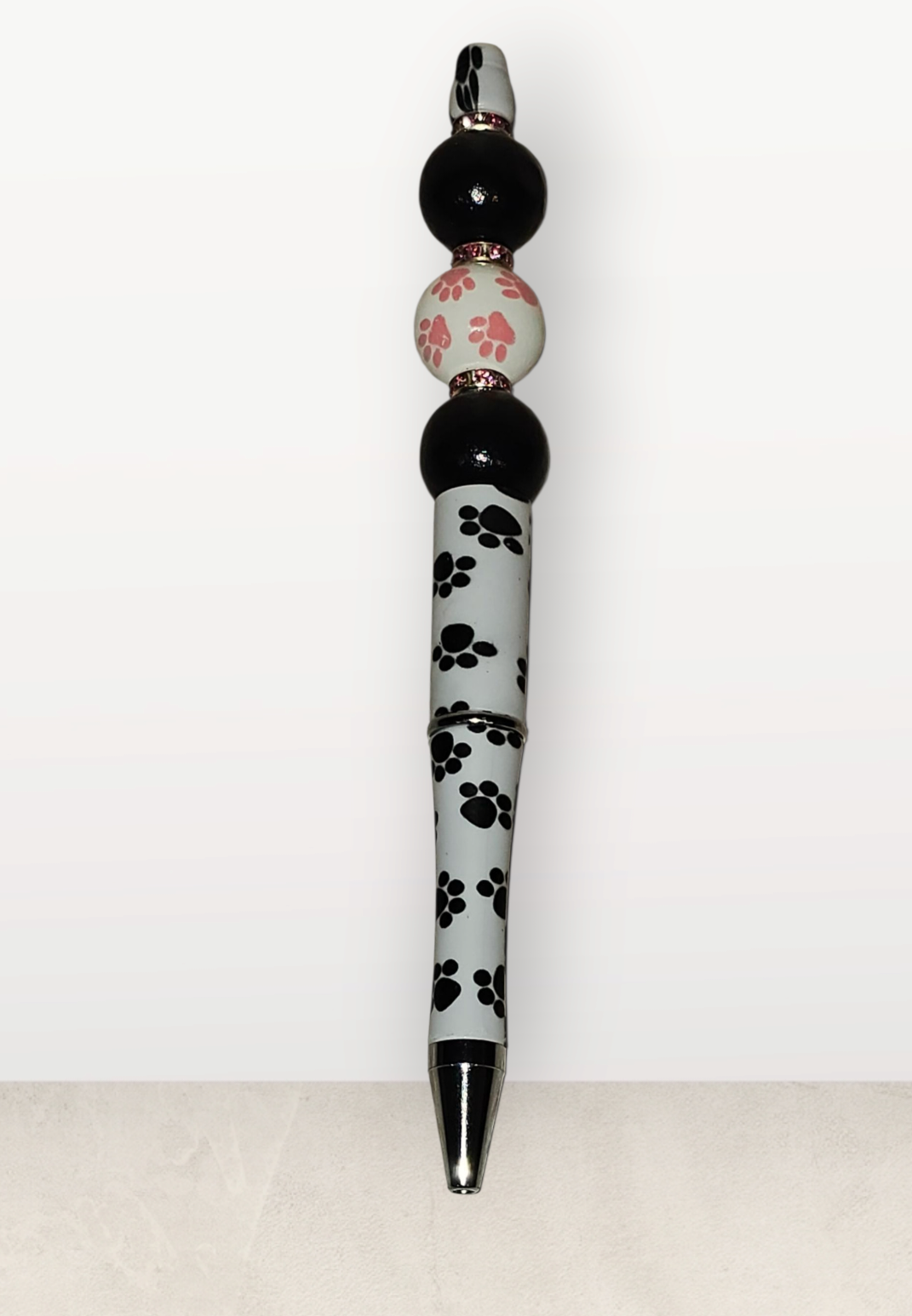 Beaded Fashion Pen-Paw Print Theme 4