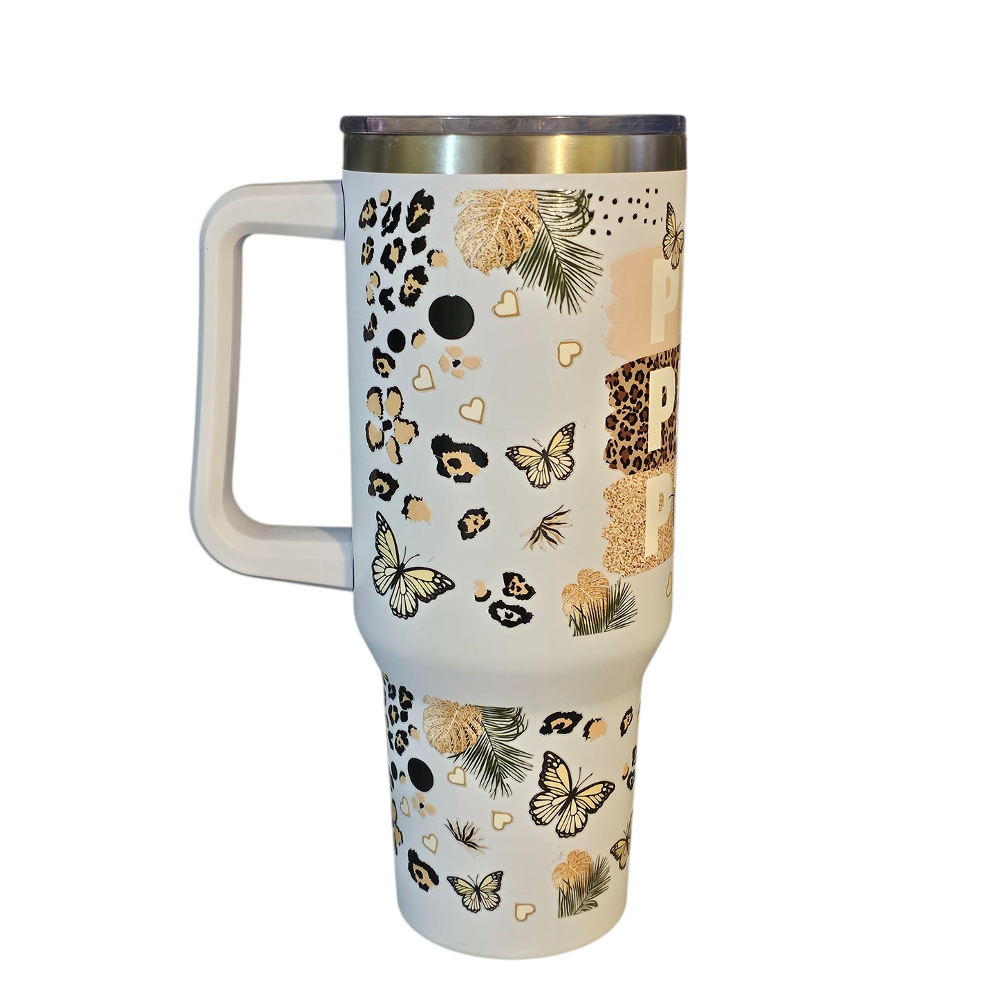 40oz Tumbler - "Pray on it, Pray over it, Pray through it"