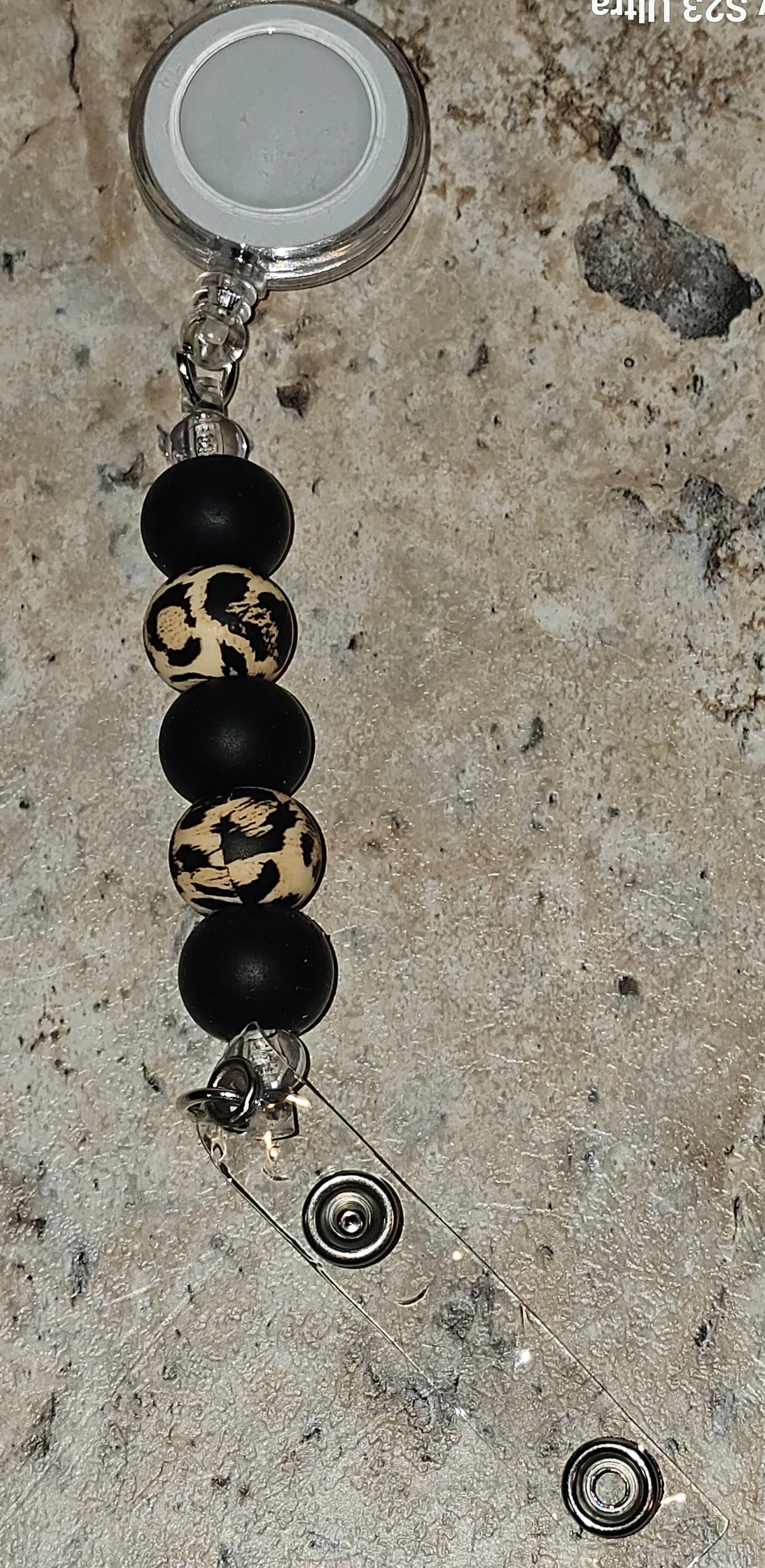 Beaded Badge Reel