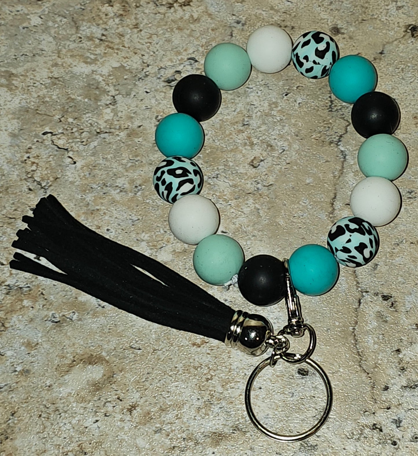 Beaded Wristlet Keychain