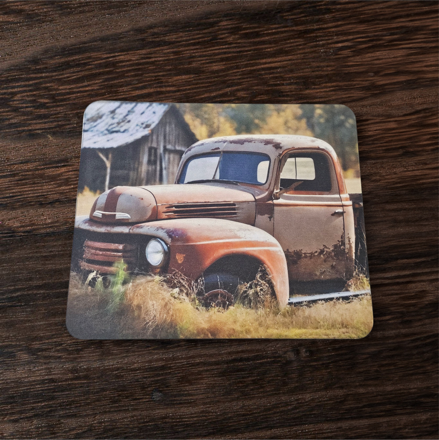 Mouse Pad- Old Farm Truck