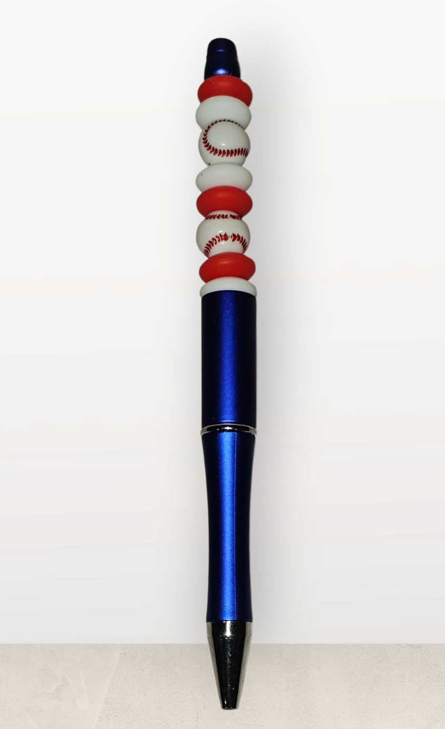Beaded Fashion Pen-Baseball