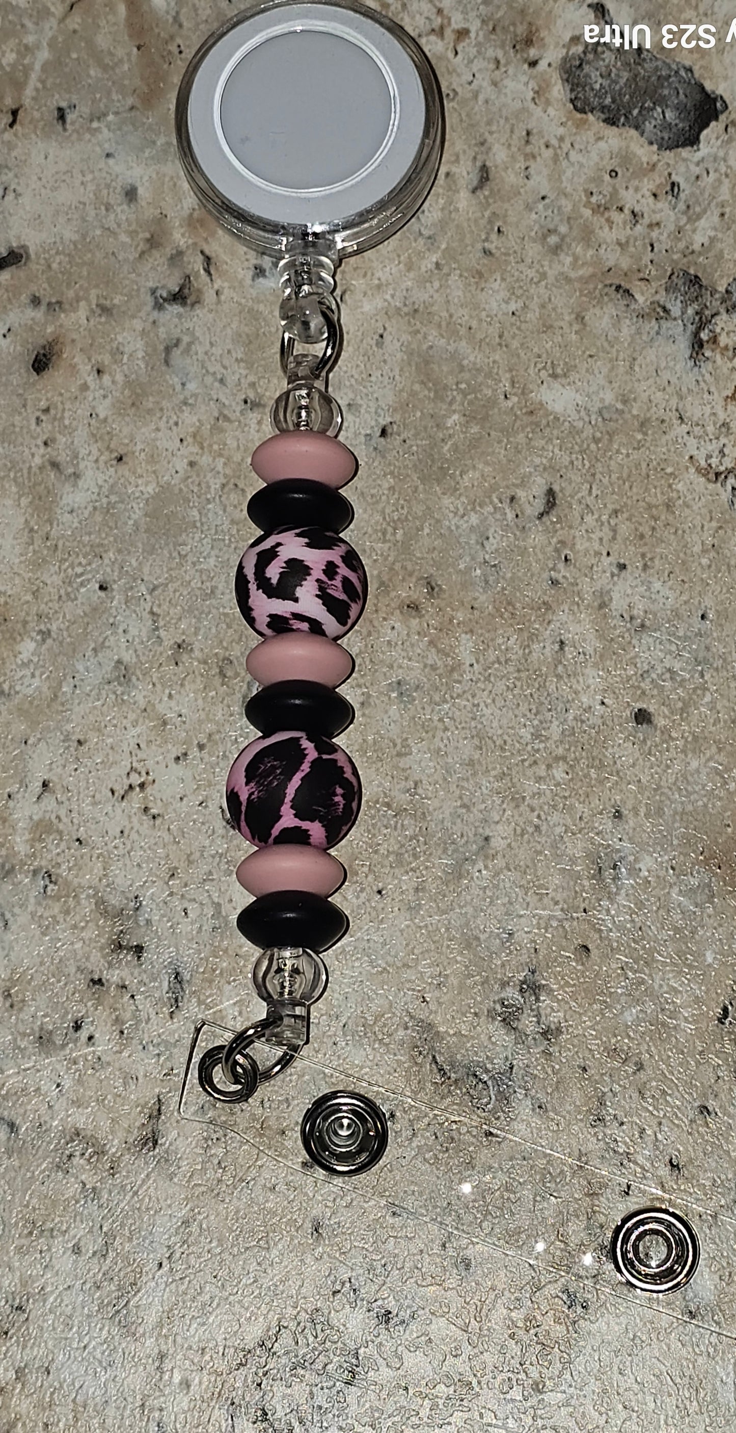 Beaded Badge Reel