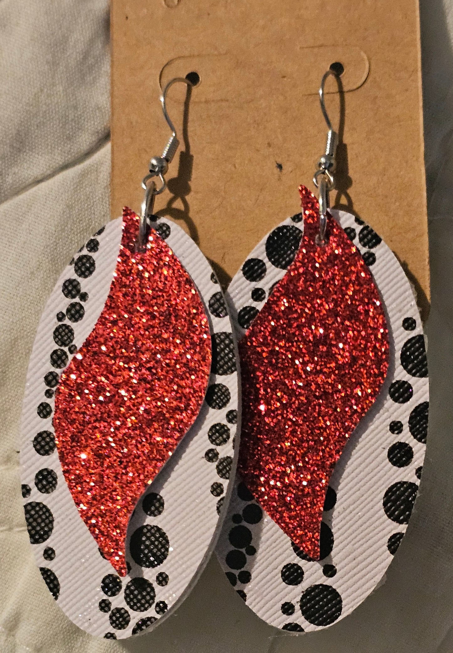 Faux Leather Earrings