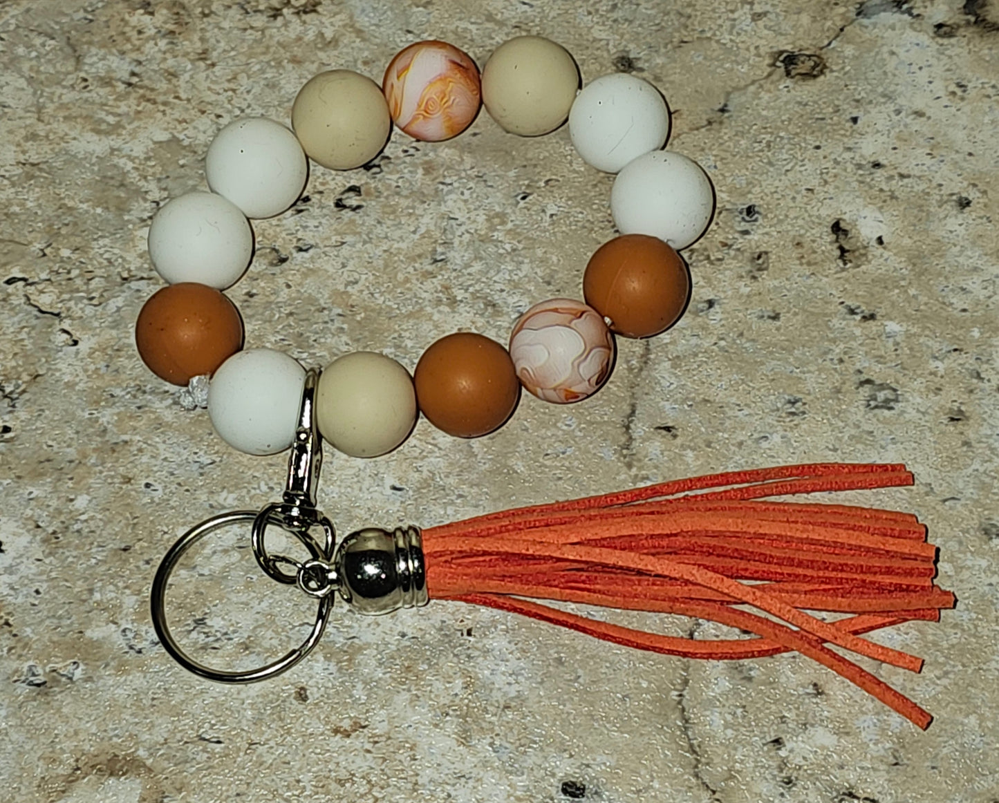 Beaded Wristlet Keychain