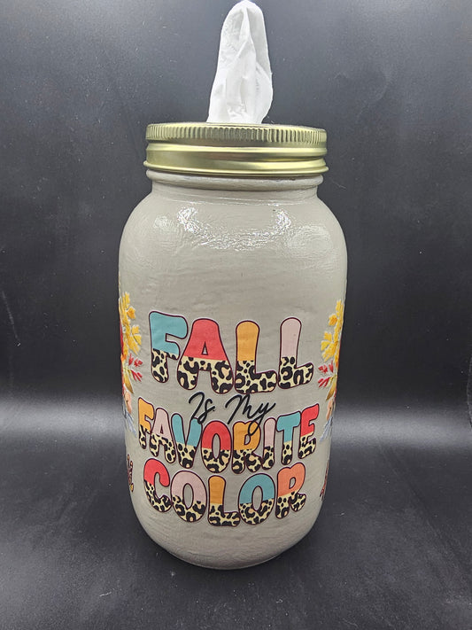 Thanksgiving Kleenex Jar