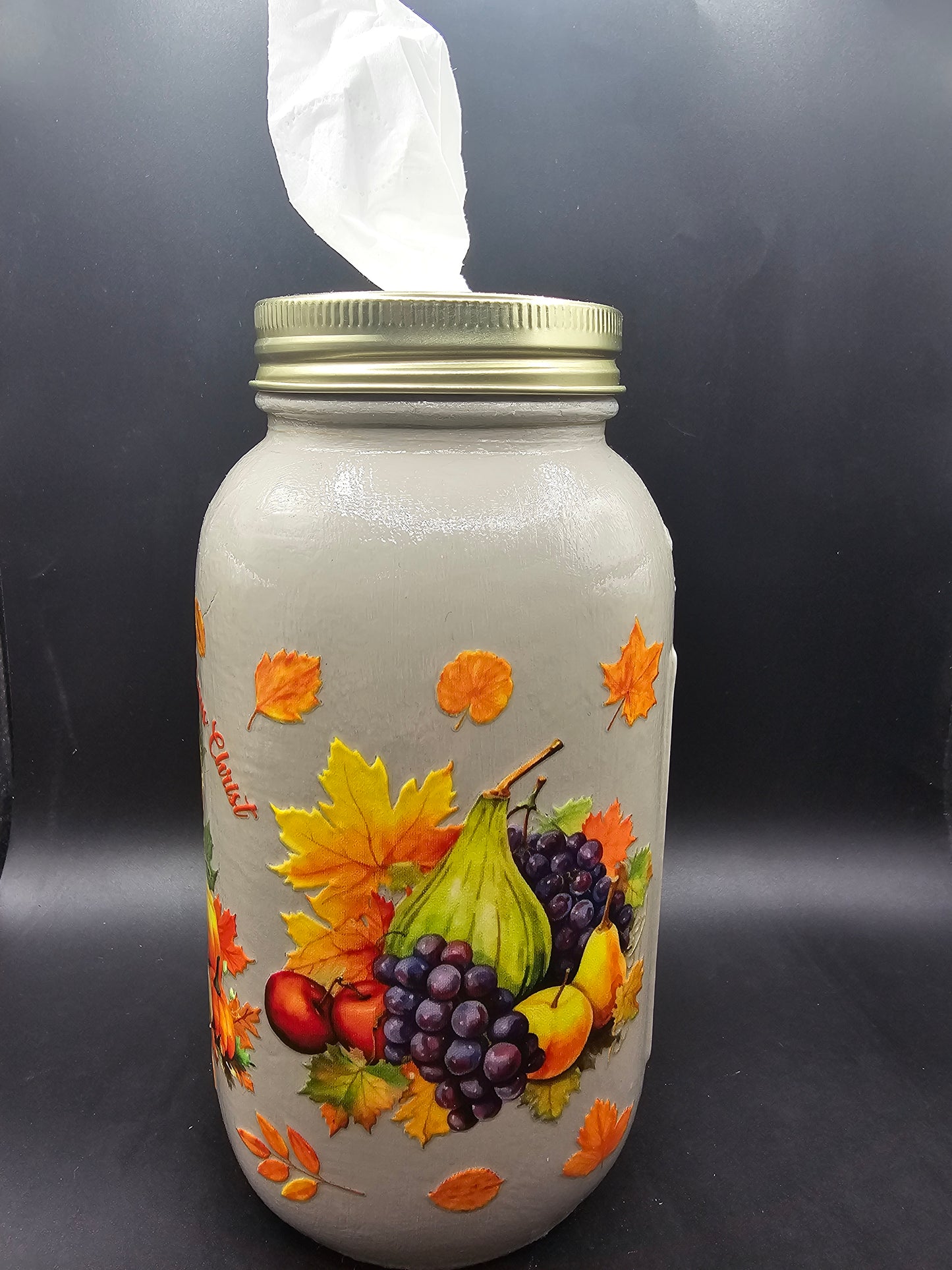 Pumpkin Spice & Jesus Christ Kleenex Jar