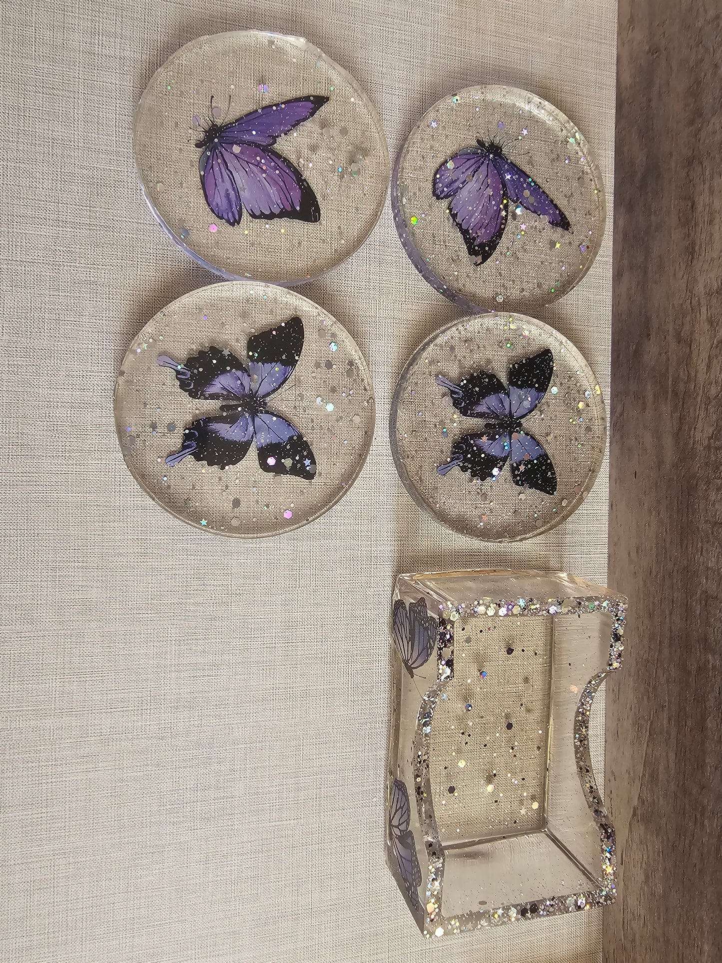 Handcrafted Butterfly Coasters
