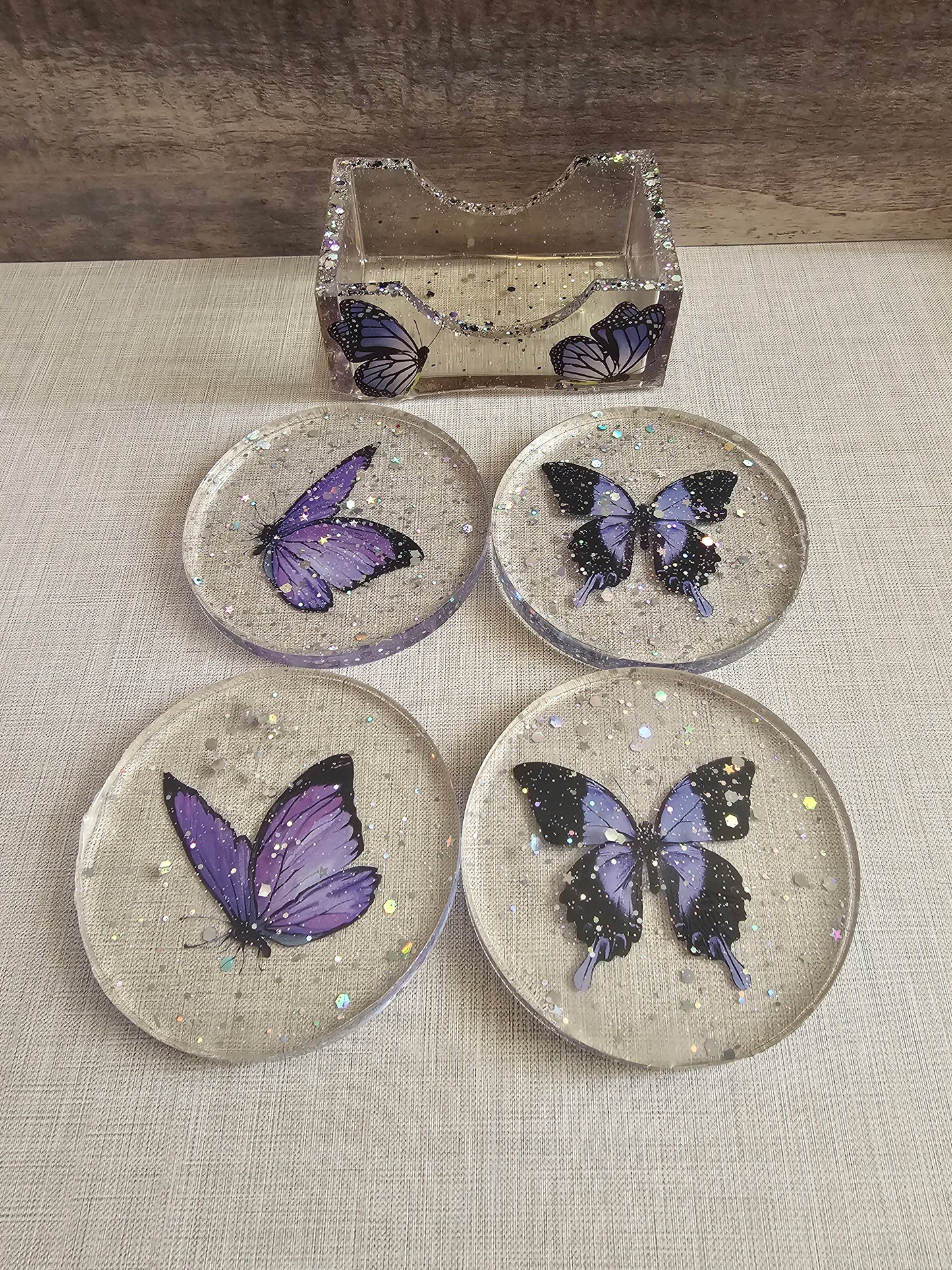 Handcrafted Butterfly Coasters