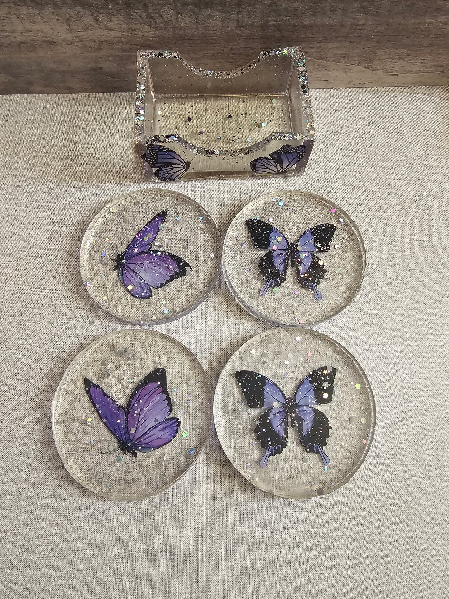 Handcrafted Butterfly Coasters