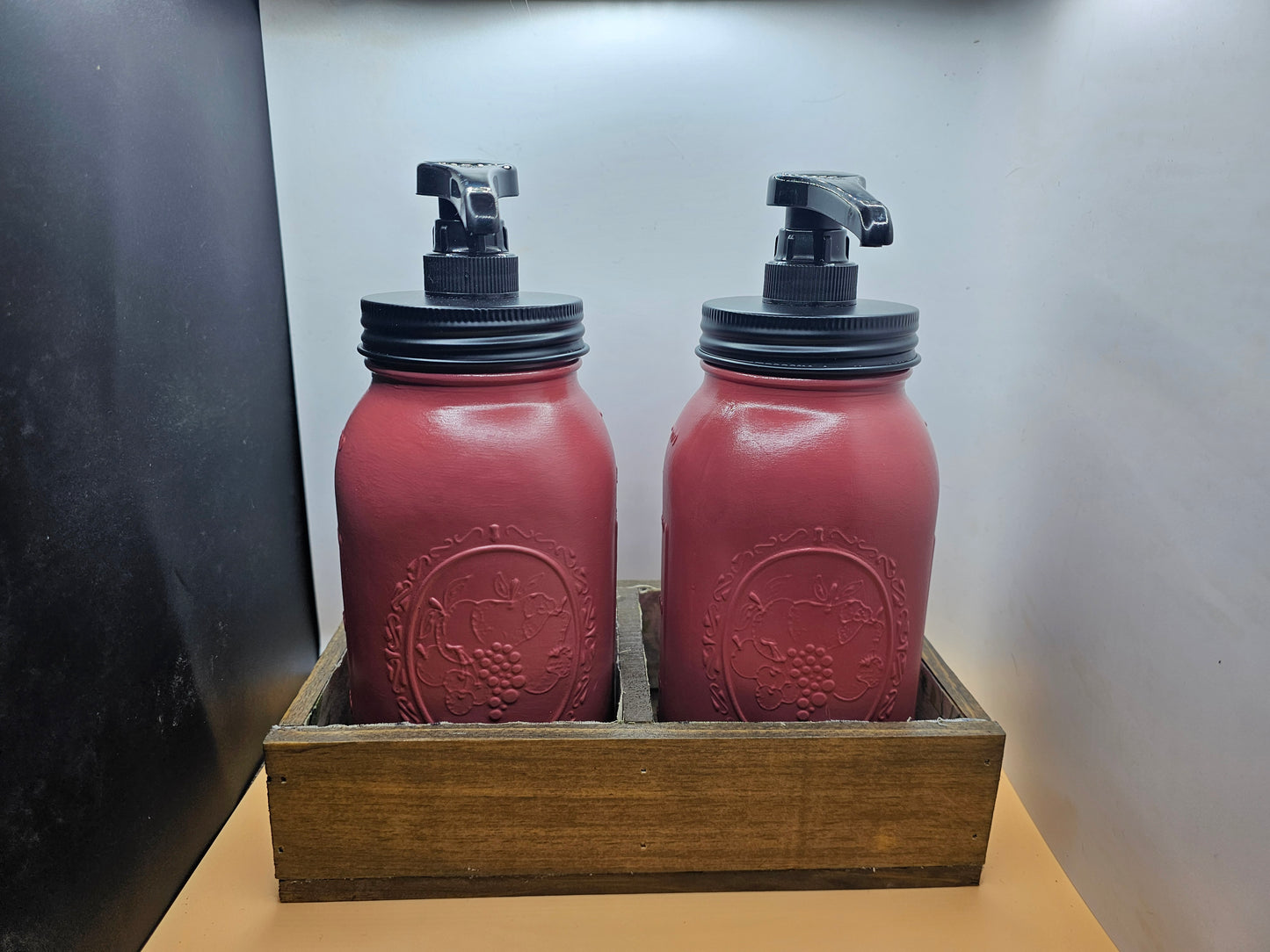 Soap/Lotion Dispenser Set with Crate