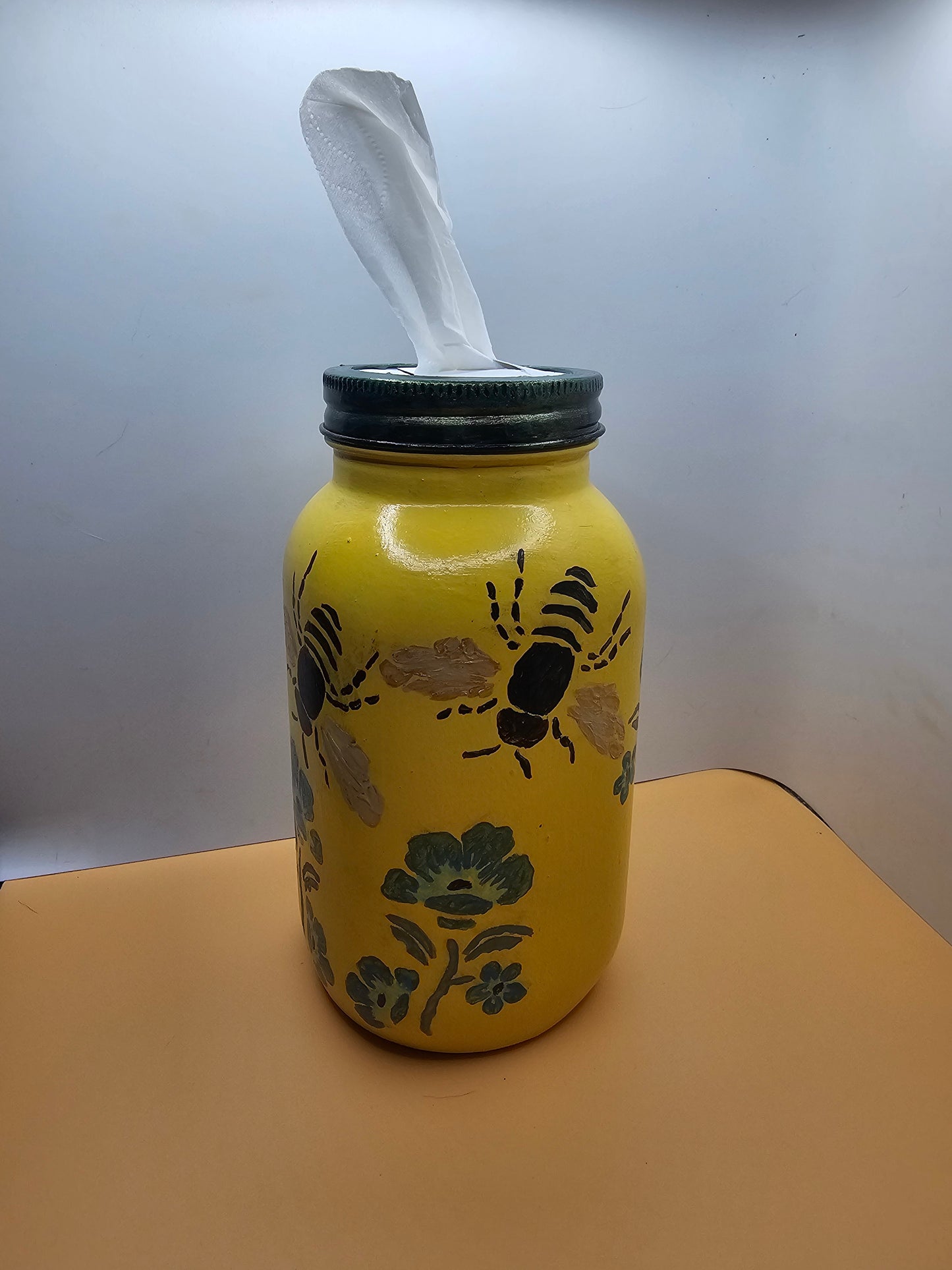 Mason Jar Kleenex Holder