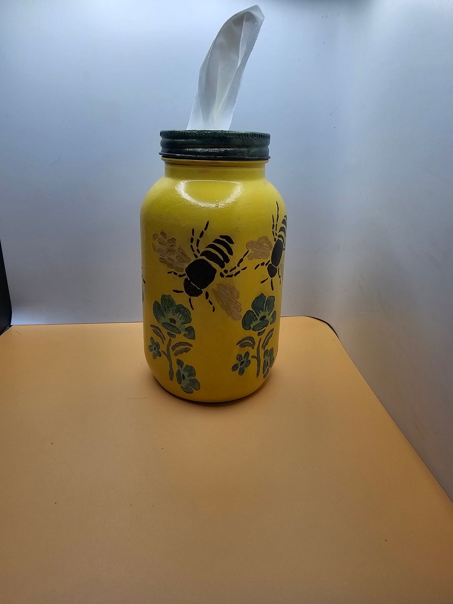 Mason Jar Kleenex Holder