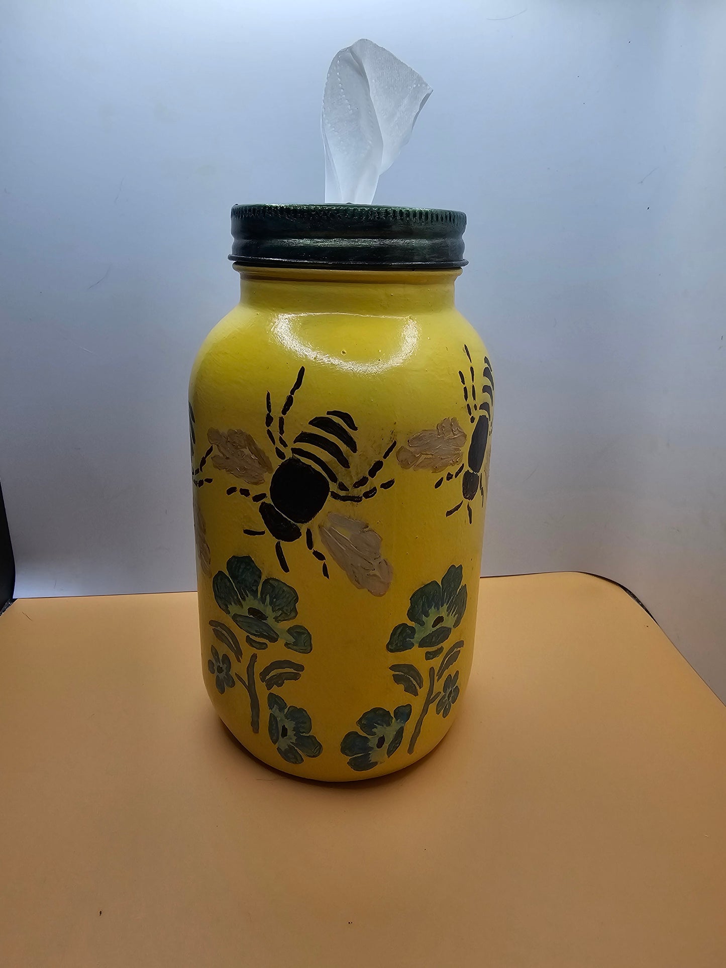 Mason Jar Kleenex Holder