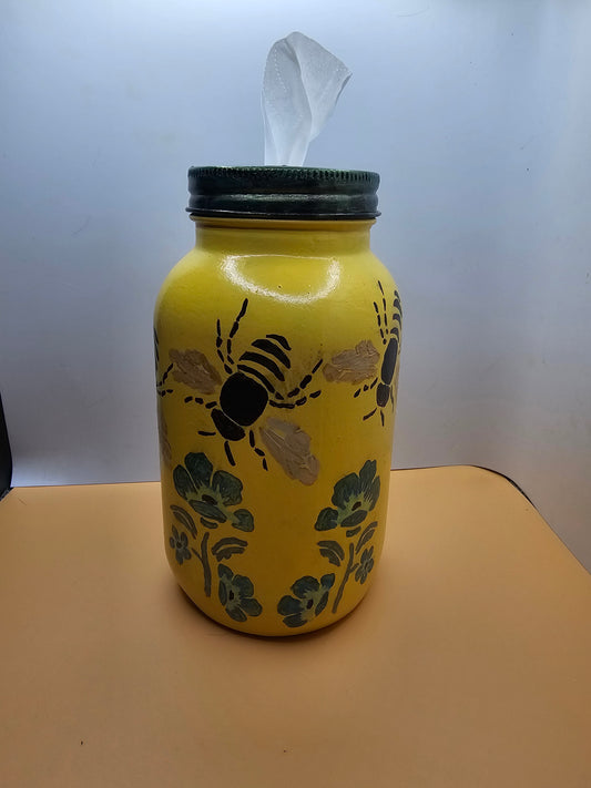 Mason Jar Kleenex Holder