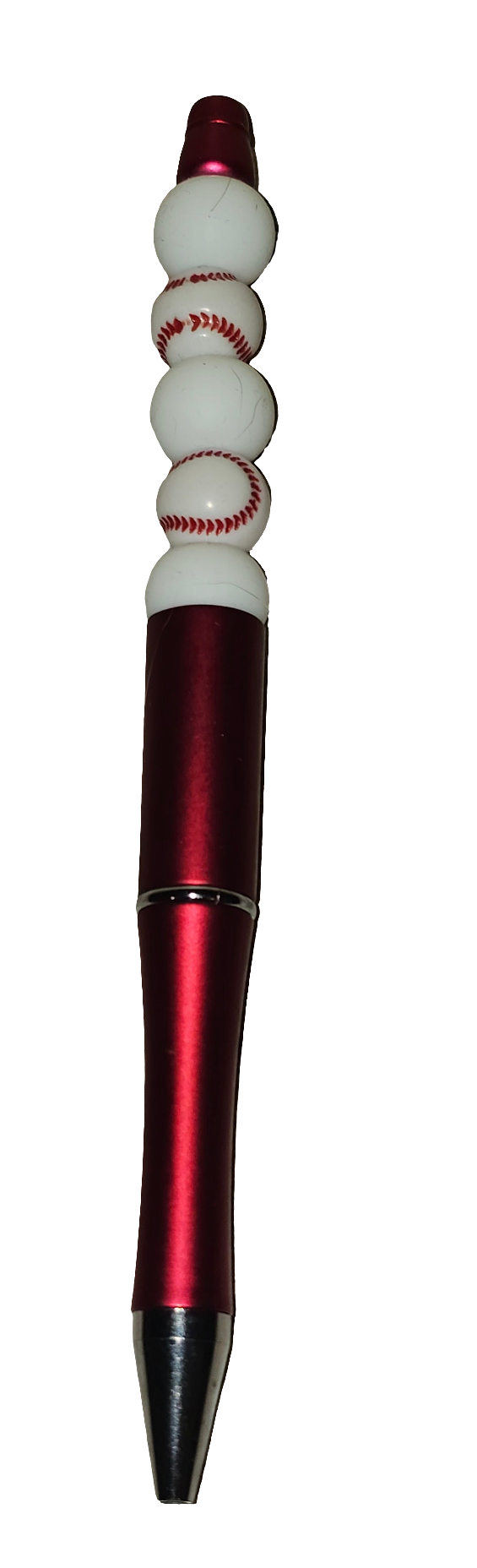 Beaded Fashion Pen-Baseball