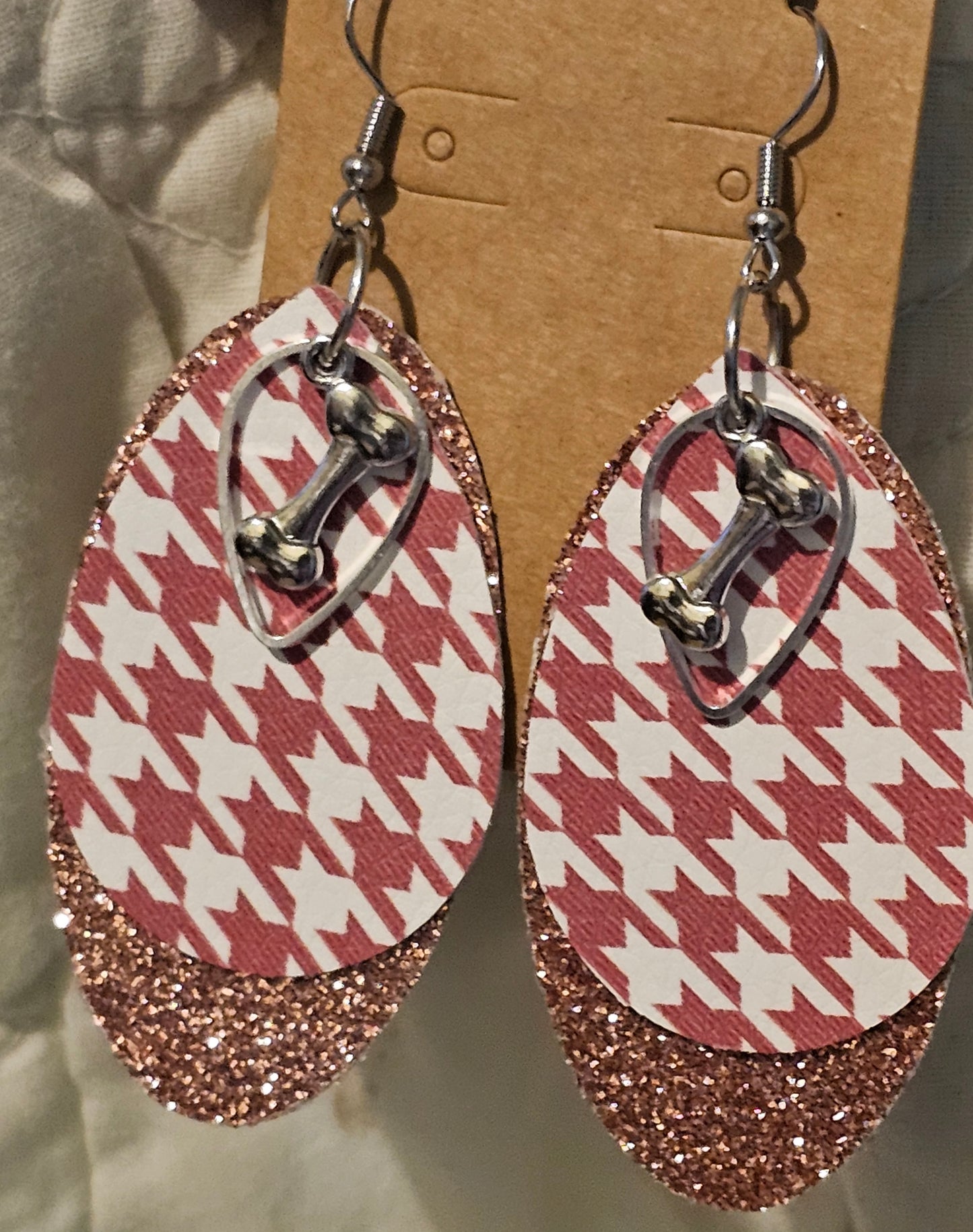 Faux Leather Earrings