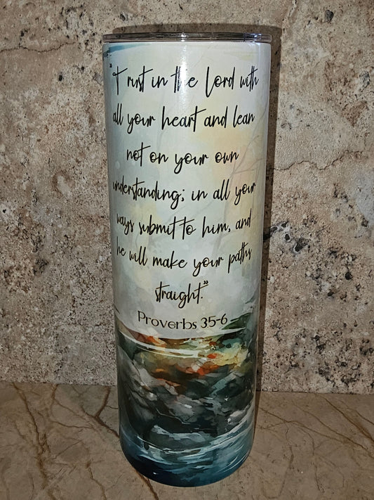 20 oz Tumbler - Scripture