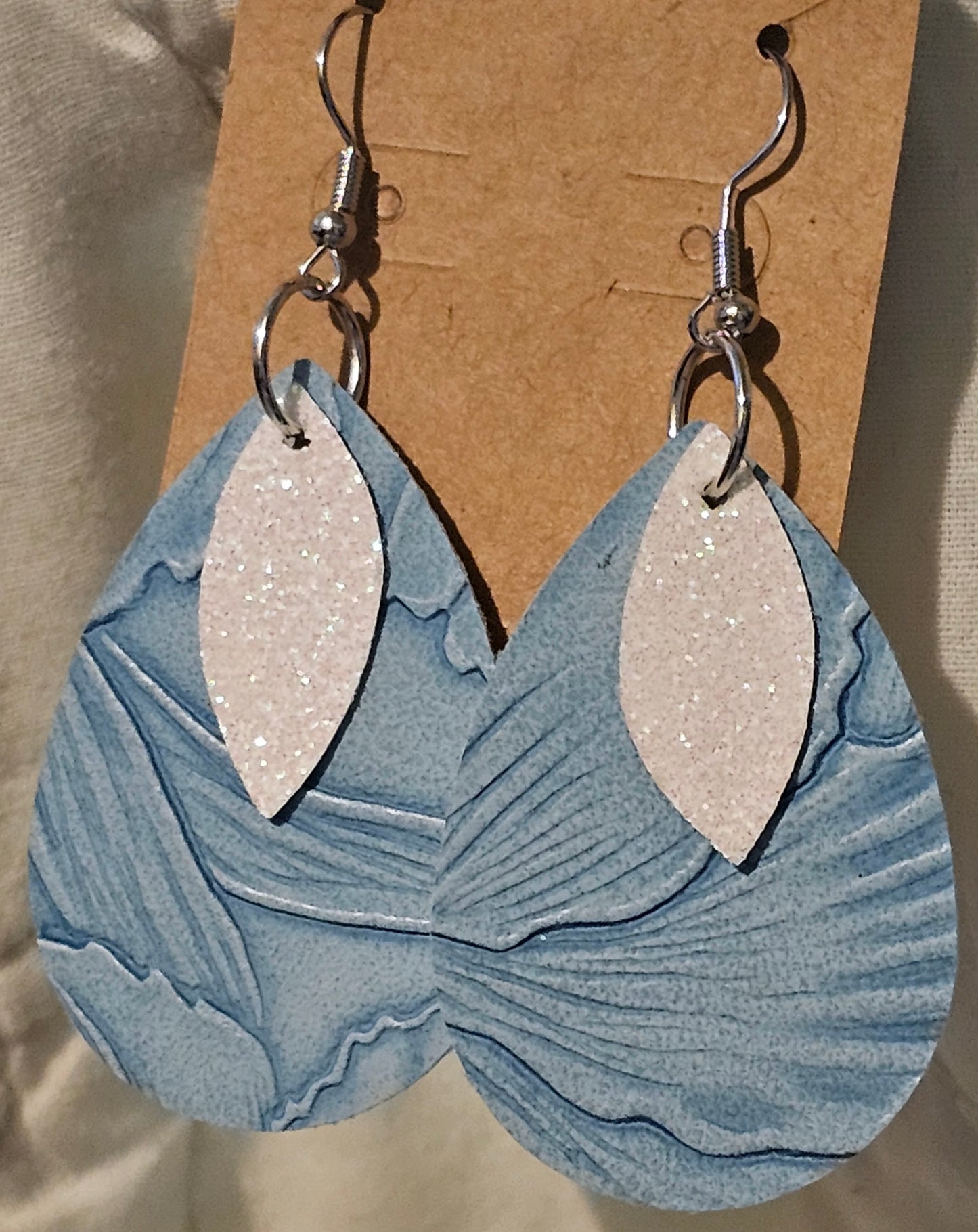 Faux Leather Earrings