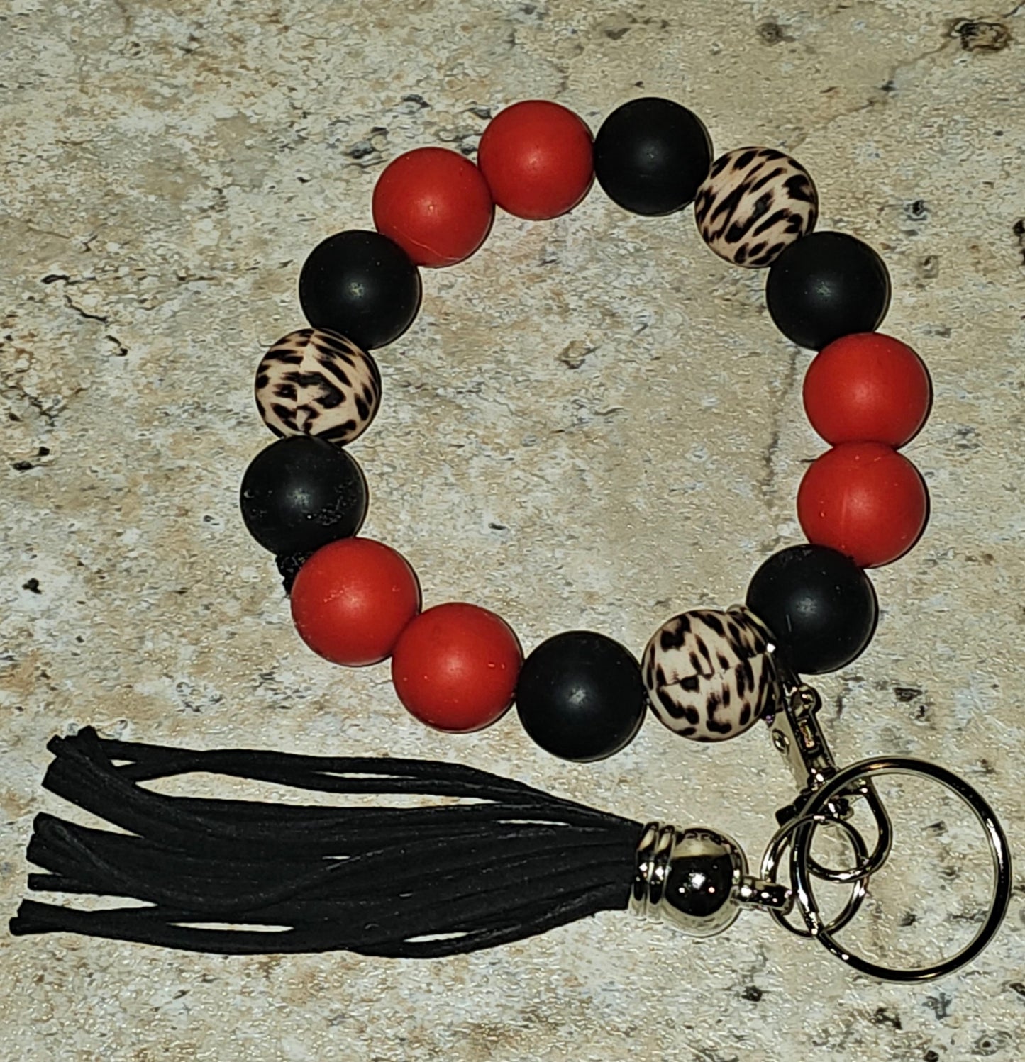 Beaded Wristlet Keychain