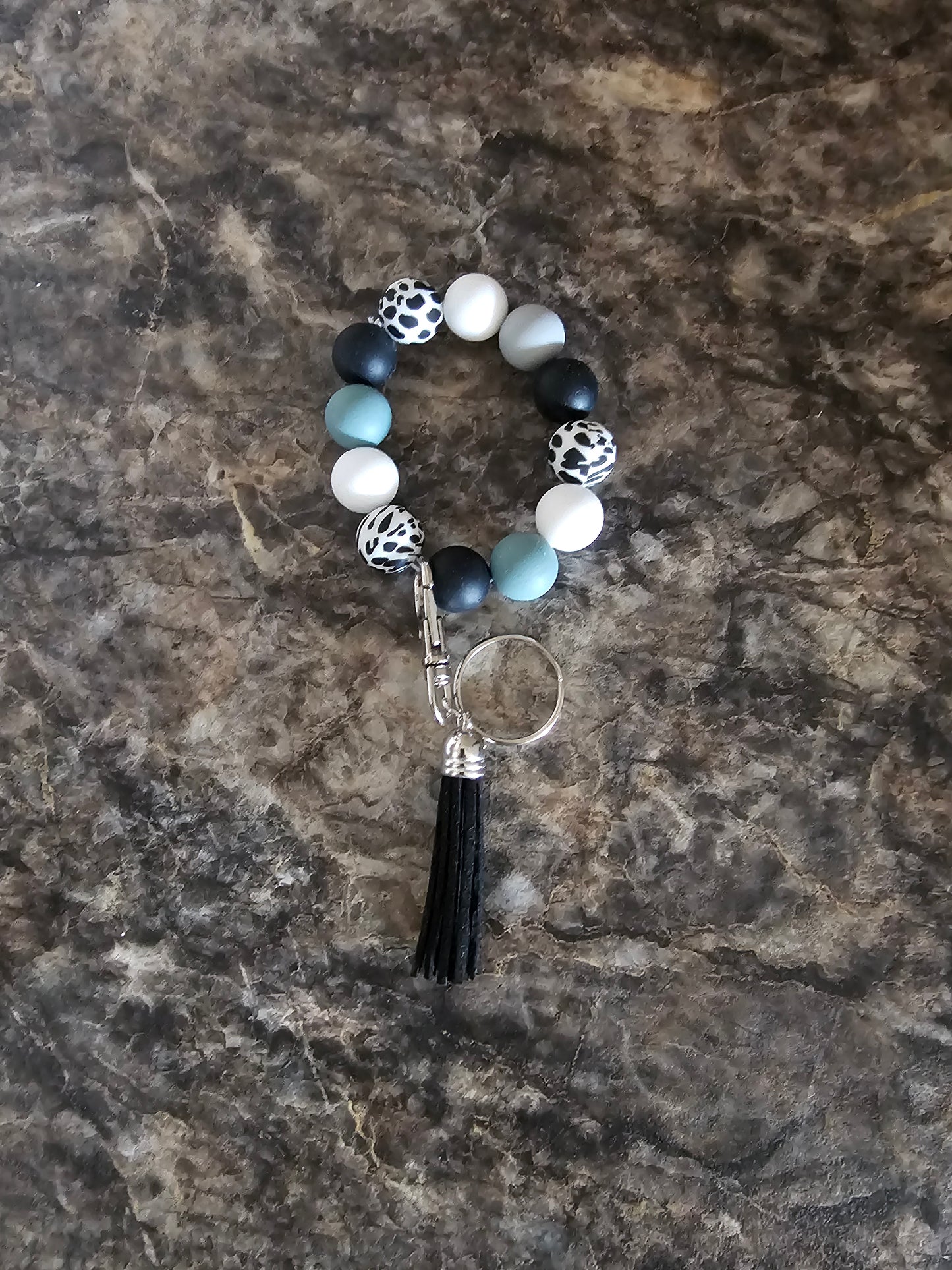Beaded Wristlet Keychain