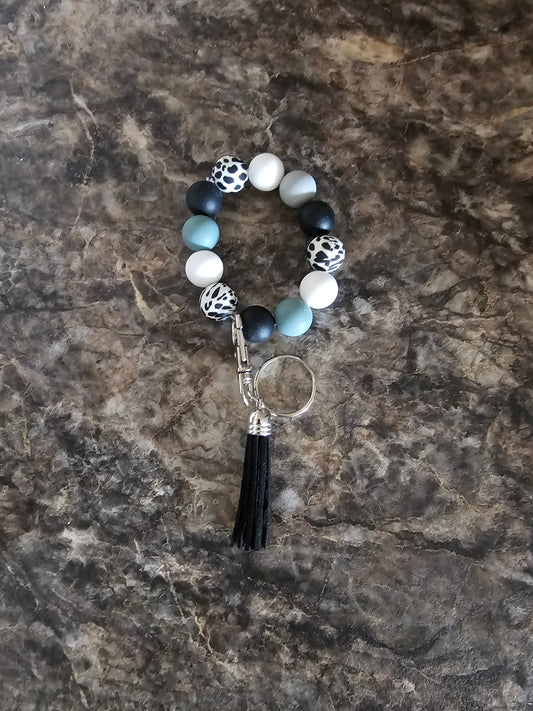 Beaded Wristlet Keychain