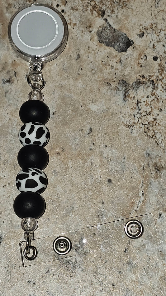Beaded Badge Reel