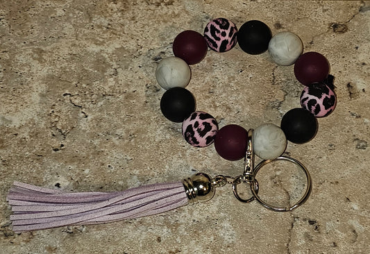 Beaded Wristlet Keychain