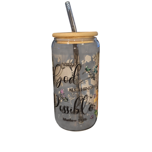 Glass Can - "With God, All Things Are Possible"