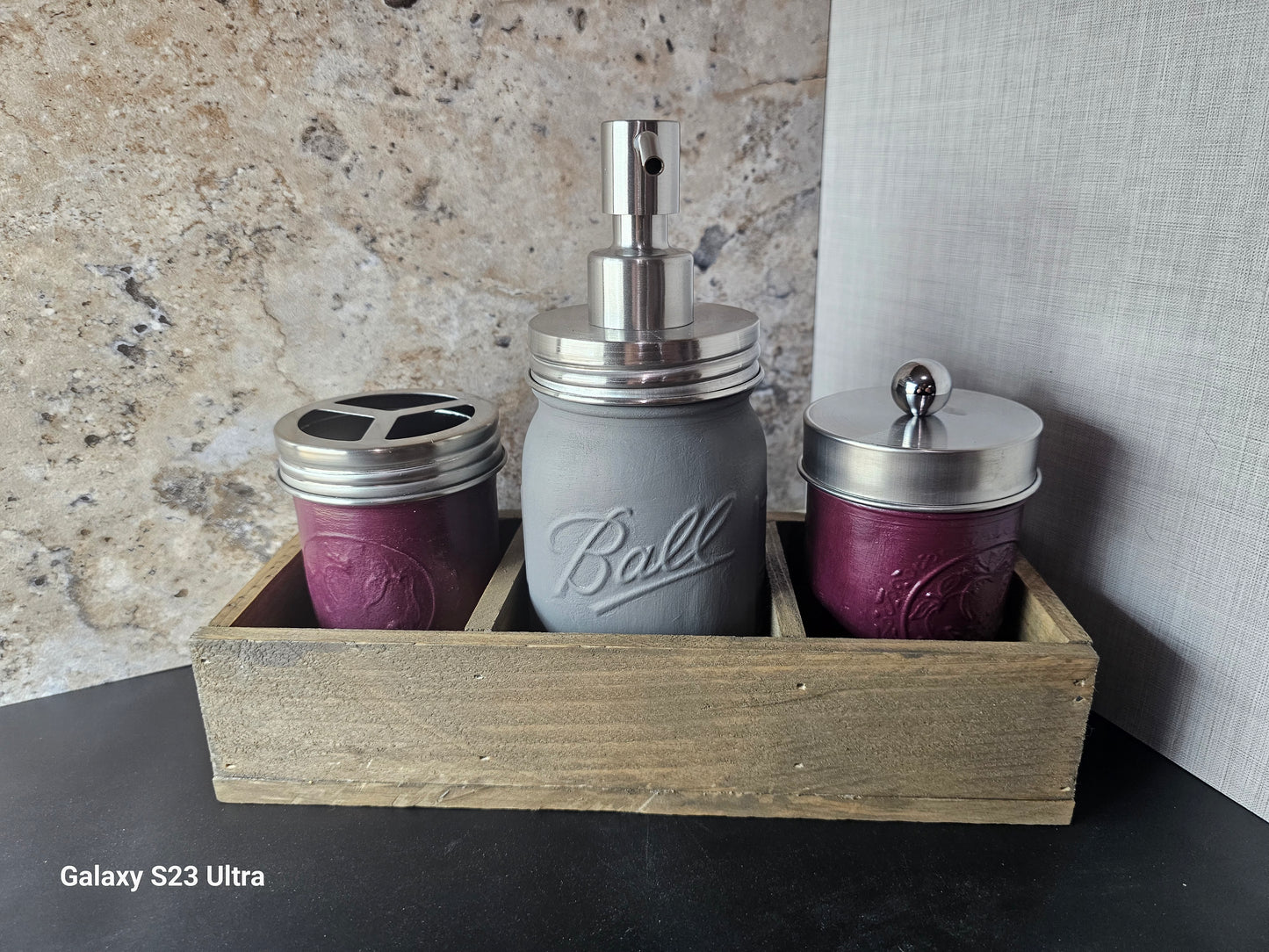 Bathroom Set with Crate