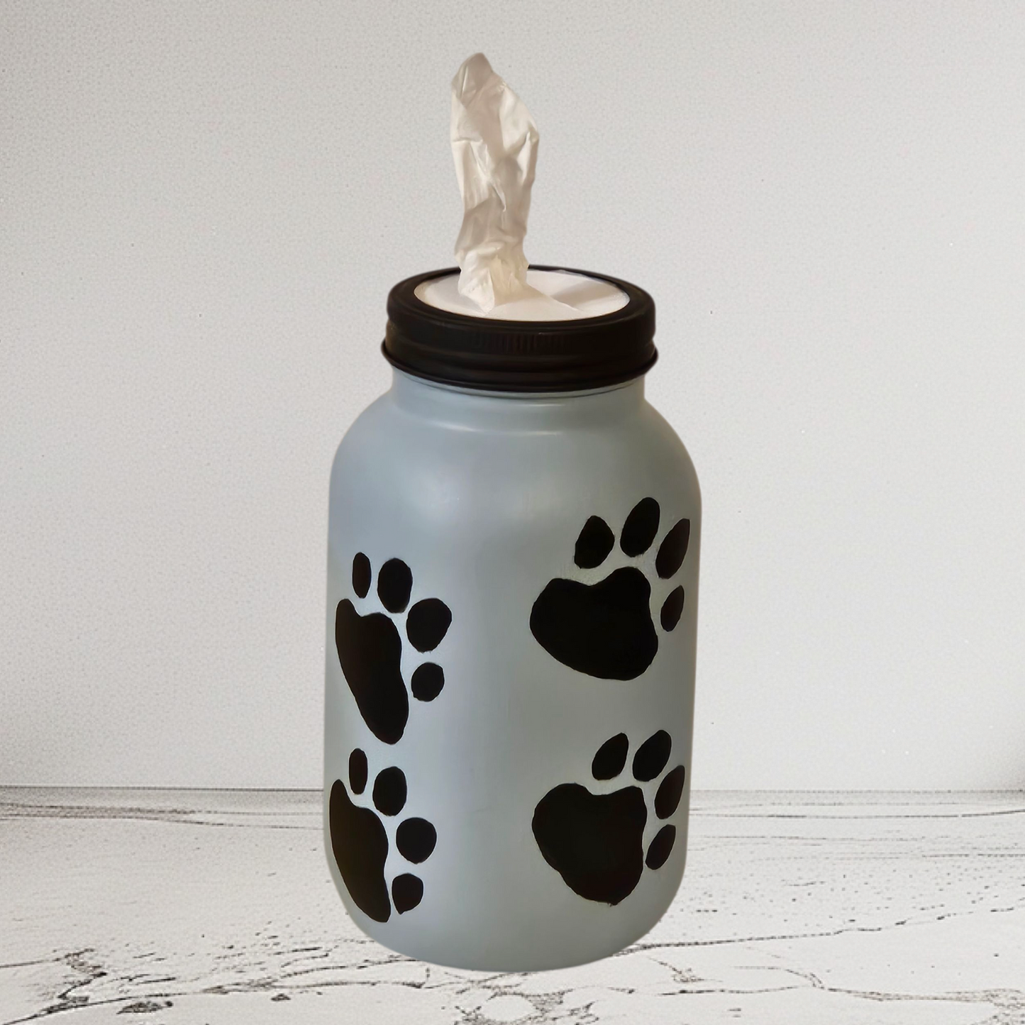 Kleenex Mason Jar