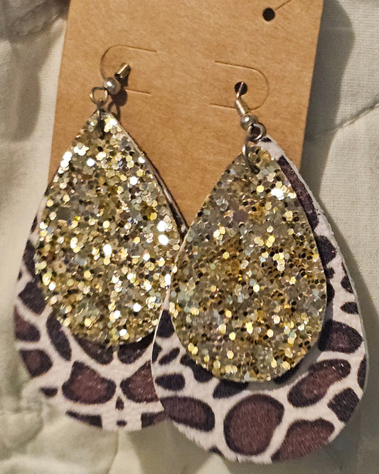 Faux Leather Earrings