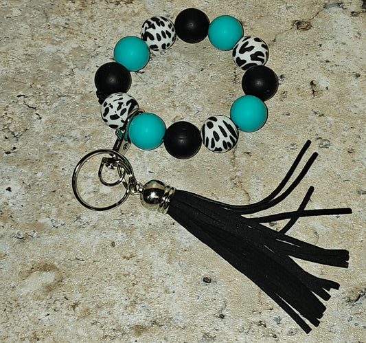 Beaded Wristlet Keychain
