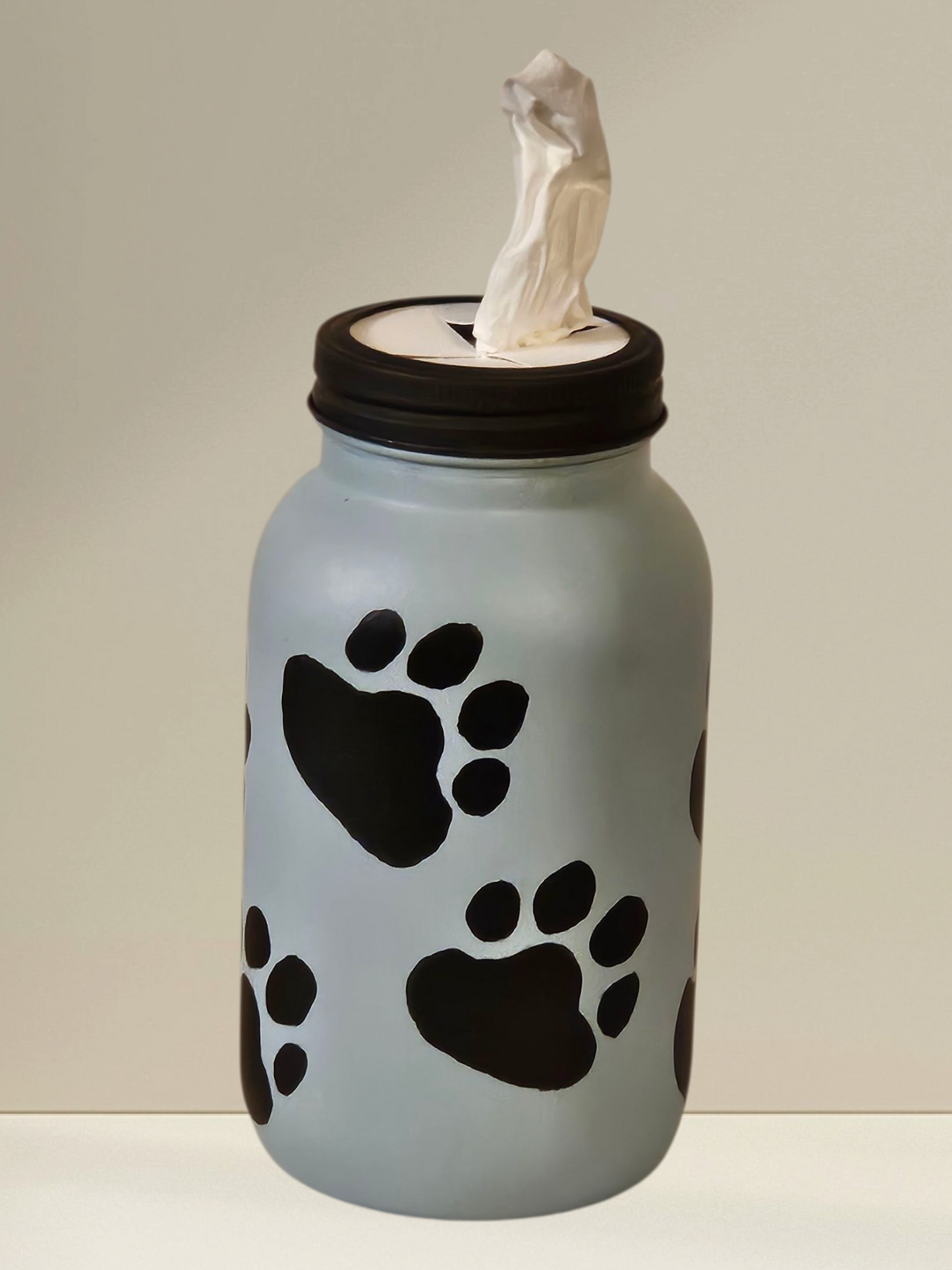 Kleenex Mason Jar