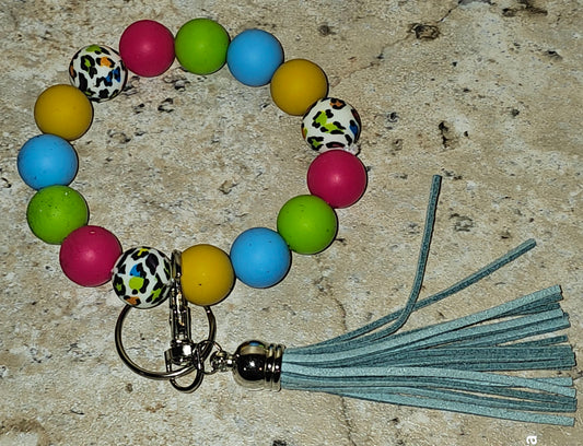Beaded Wristlet Keychain