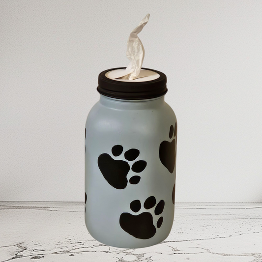 Kleenex Mason Jar