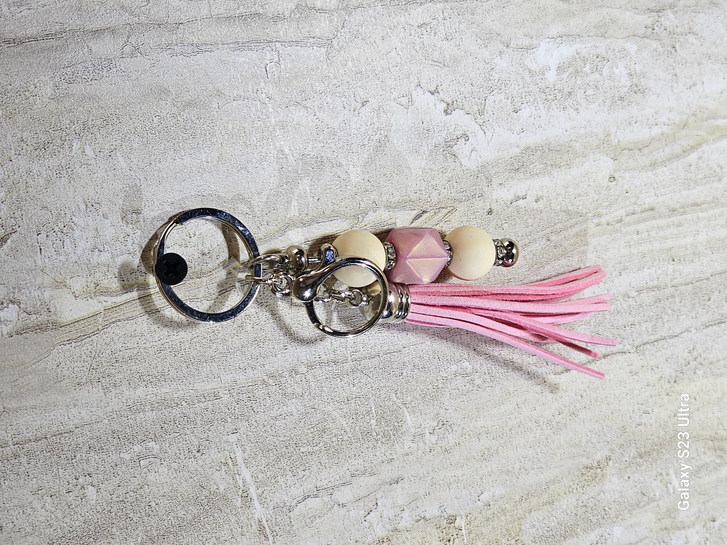 Beaded Bar Keychain