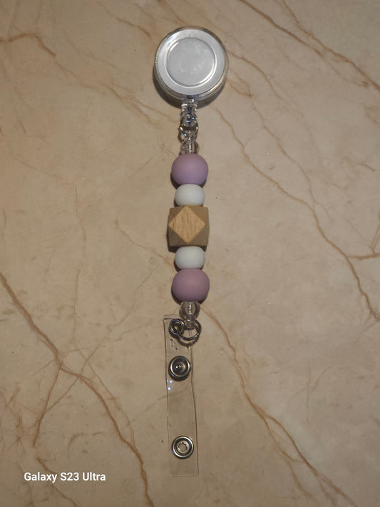Beaded Badge Reel
