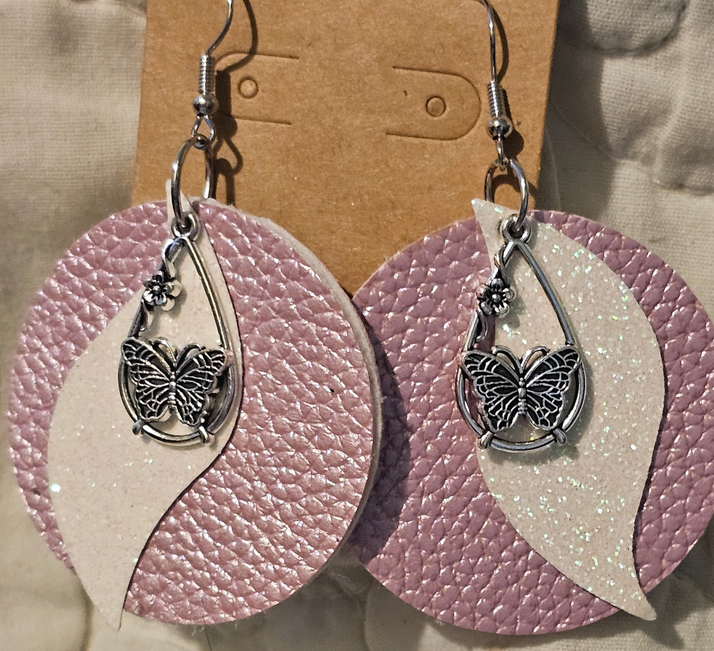Faux Leather Earrings