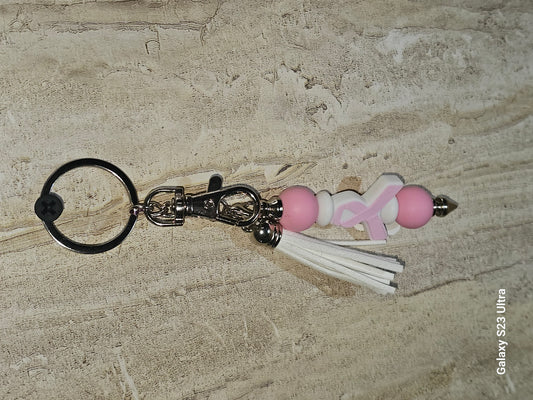 Beaded Bar Keychain
