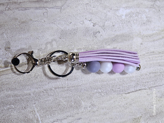 Beaded Bar Keychain