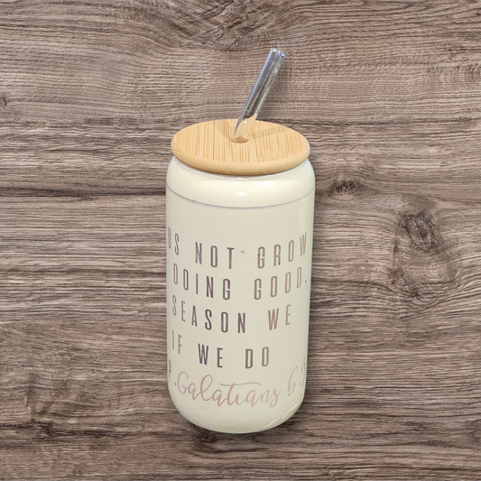 Glass Can- Scripture