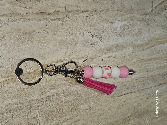 Beaded Bar Keychain