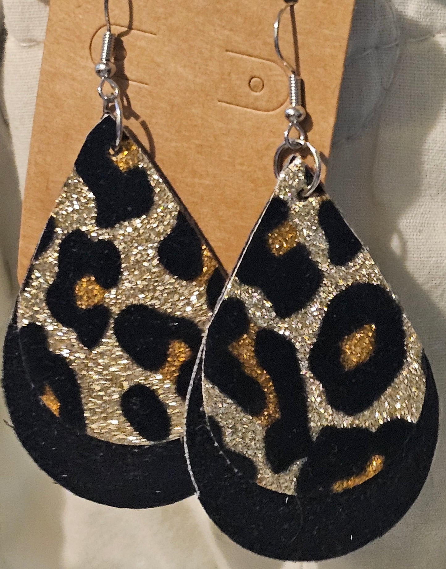 Faux Leather Earrings