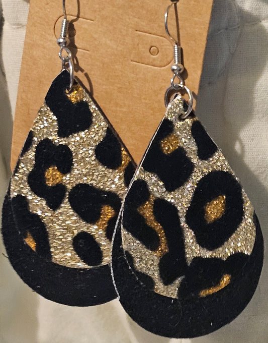 Faux Leather Earrings