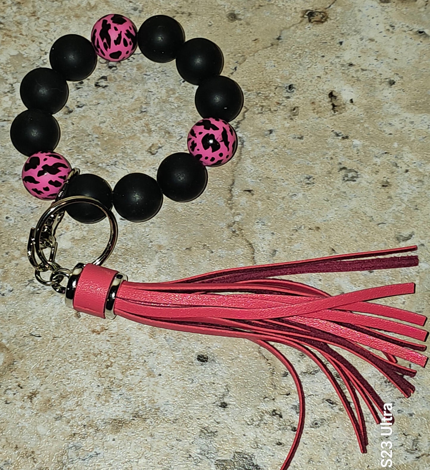 Beaded Wristlet Keychain