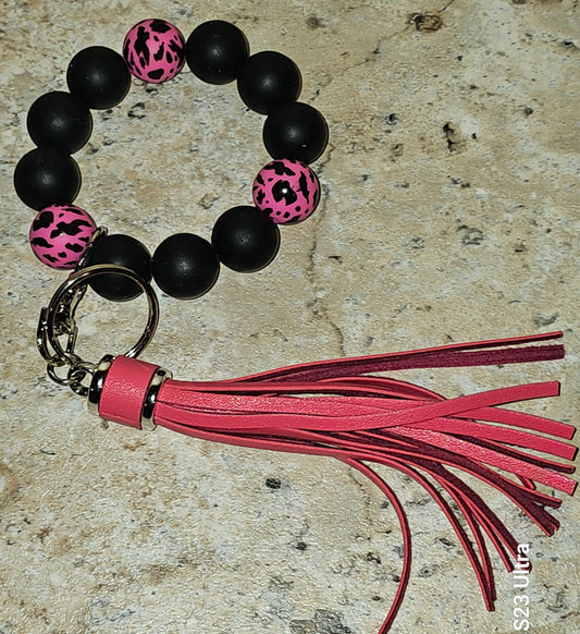 Beaded Wristlet Keychain